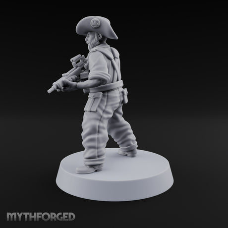 Unhurried Beards, Hurried Aim Human Rifleman in Slouch Hat C