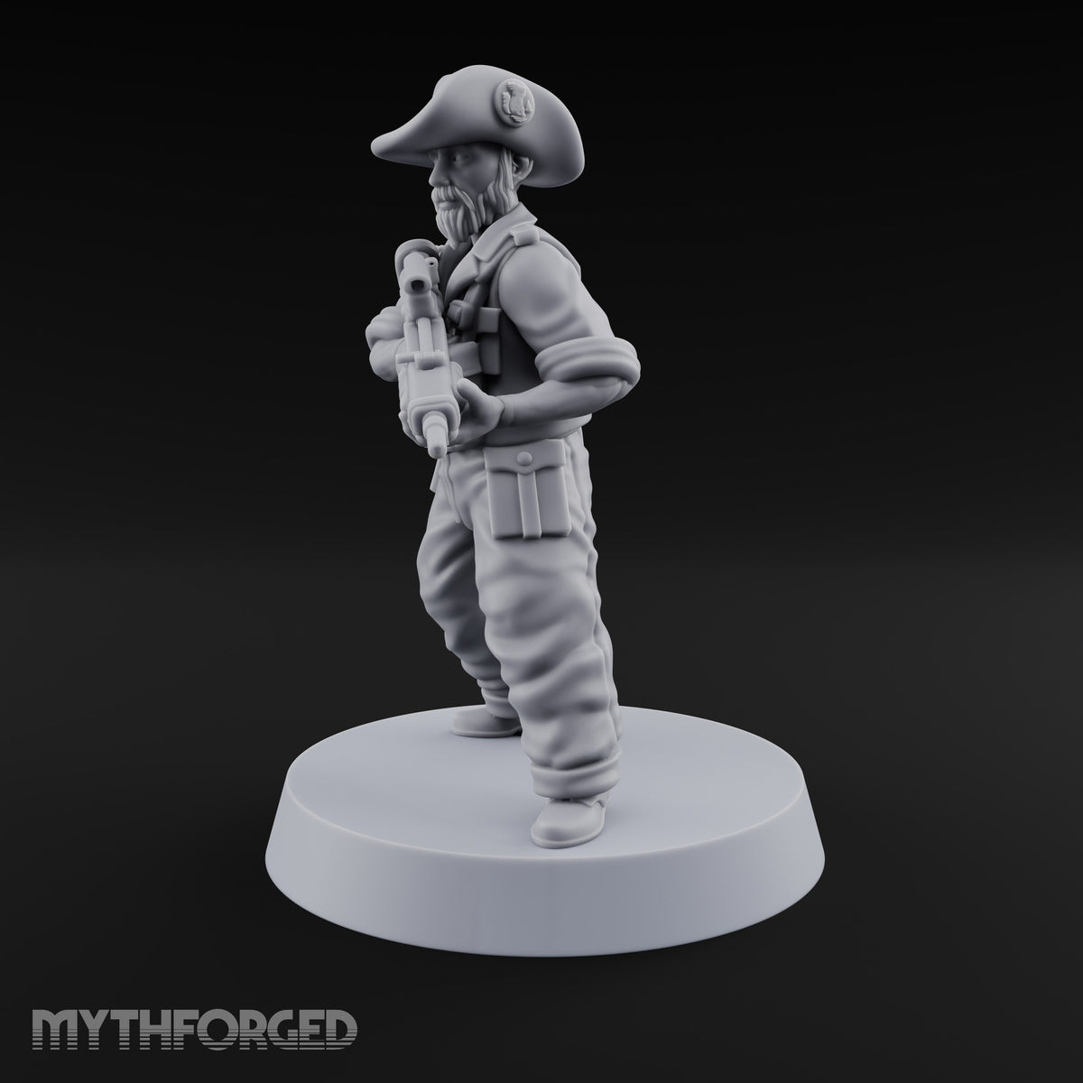 Unhurried Beards, Hurried Aim Human Rifleman in Slouch Hat C