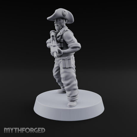 Unhurried Beards, Hurried Aim Human Rifleman in Slouch Hat C