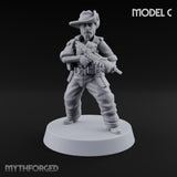 Unhurried Beards, Hurried Aim Human Rifleman in Slouch Hat C