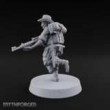Beards Bristling, Rifles Humming Human Heavy Tesla Rifle Soldier A