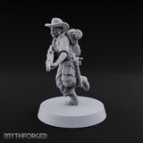 Beards Bristling, Rifles Humming Human Heavy Tesla Rifle Soldier A