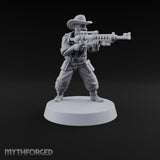 Beards Bristling, Rifles Humming Human Heavy Tesla Rifle Soldier B