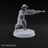 Beards Bristling, Rifles Humming Human Heavy Tesla Rifle Soldier B