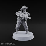 Beards Bristling, Rifles Humming Human Heavy Tesla Rifle Soldier C