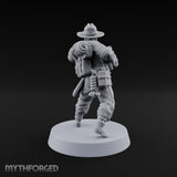 Beards Bristling, Rifles Humming Human Heavy Tesla Rifle Soldier C