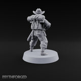 Beards Bristling, Rifles Humming Human Heavy Tesla Rifle Soldier D