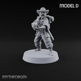 Beards Bristling, Rifles Humming Human Heavy Tesla Rifle Soldiers — D