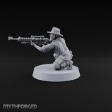 Beards Bristling, Rifles Humming Human Heavy Tesla Rifle Soldier E