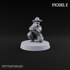 Beards Bristling, Rifles Humming Human Heavy Tesla Rifle Soldier E