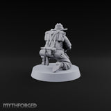 Beards Bristling, Rifles Humming Human Heavy Tesla Rifle Soldier F