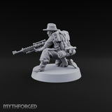 Beards Bristling, Rifles Humming Human Heavy Tesla Rifle Soldier F