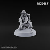 Beards Bristling, Rifles Humming Human Heavy Tesla Rifle Soldier F