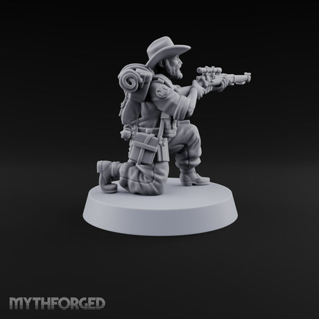 Aim High, Aim Low Human Bearded Sniper A