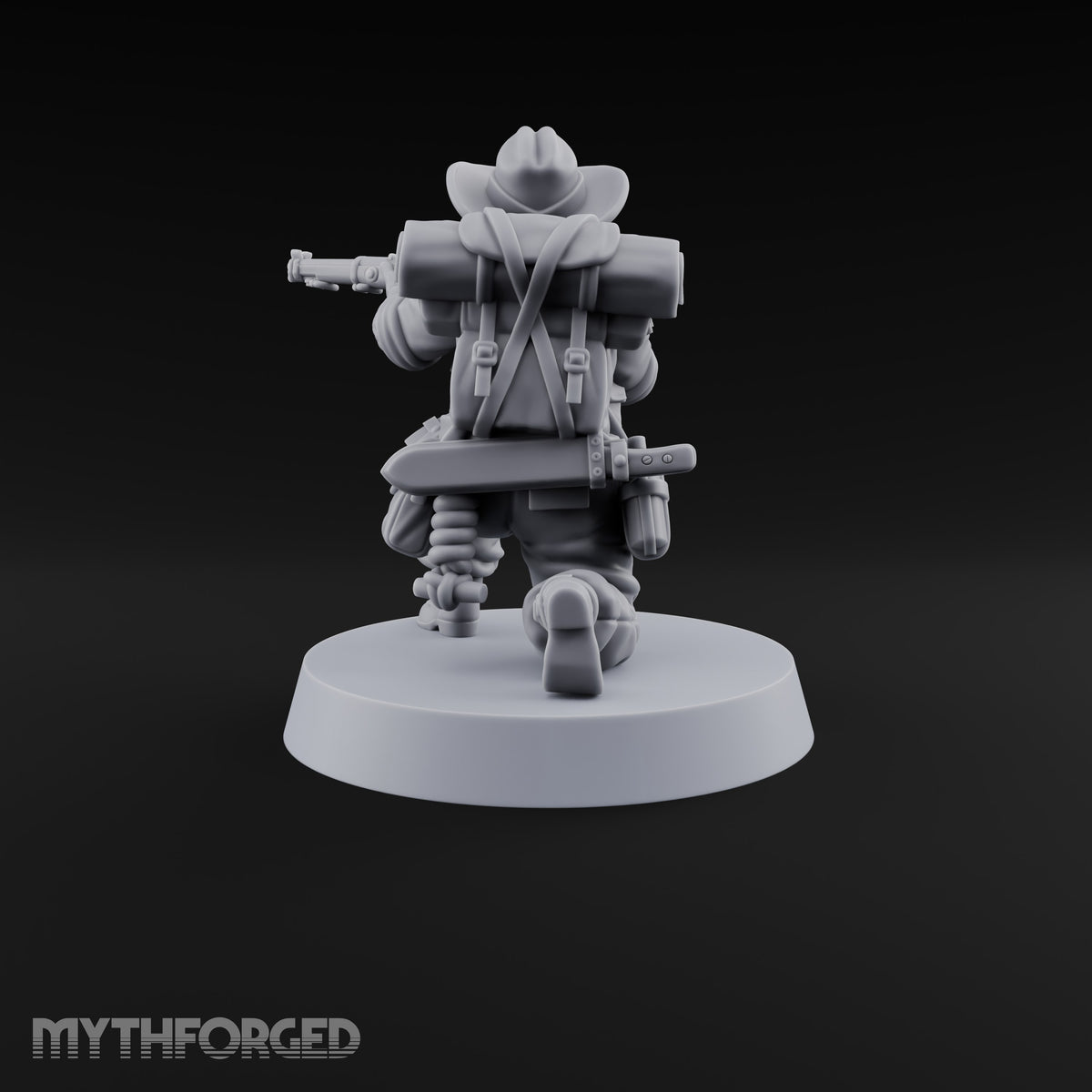 Aim High, Aim Low Human Bearded Sniper A