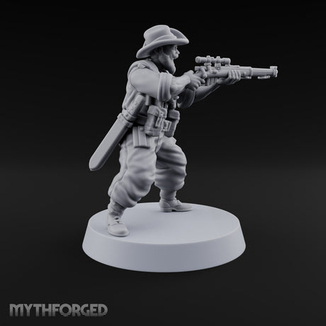 Aim High, Aim Low Human Bearded Sniper B