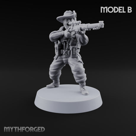 Aim High, Aim Low Human Bearded Snipers — B