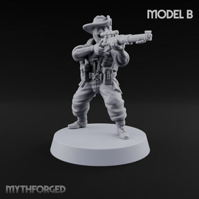 Aim High, Aim Low Human Bearded Sniper B