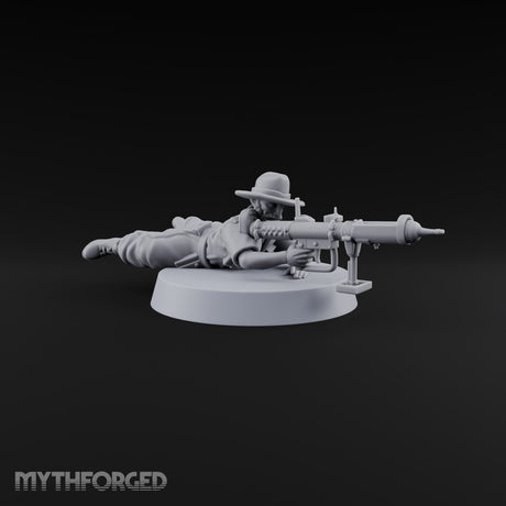 Reload Faster, Aim Truer Human Bearded Soldier A