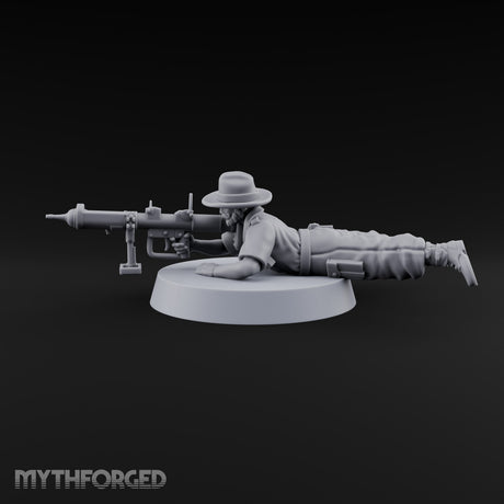 Reload Faster, Aim Truer Human Bearded Soldier A