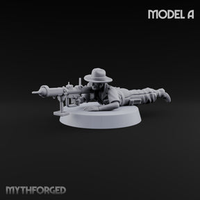 Reload Faster, Aim Truer Human Bearded Soldier A