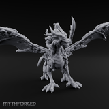 Wings Spread Wide Chinese Dragon Warlord Miniature for Dungeons and Dragons, Pathfinder or other TTRPGs
