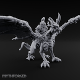 Wings Spread Wide Chinese Dragon Warlord Miniature for Dungeons and Dragons, Pathfinder or other TTRPGs