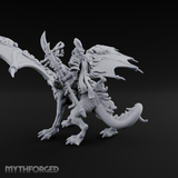 Wings Spread Wide Chinese Dragon Warlord Miniature for Dungeons and Dragons, Pathfinder or other TTRPGs