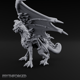 Wings Spread Wide Chinese Dragon Warlord Miniature for Dungeons and Dragons, Pathfinder or other TTRPGs
