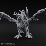 Wings Spread Wide Chinese Dragon Warlord Miniature for Dungeons and Dragons, Pathfinder or other TTRPGs