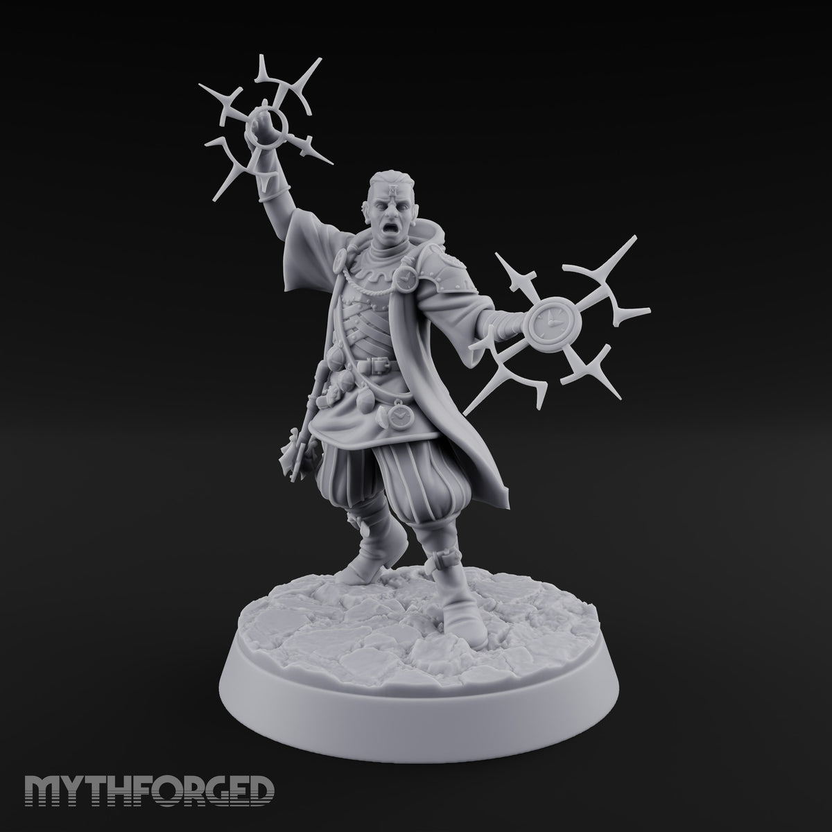 Stopped the Clock Mid-Shout Human Time Mage