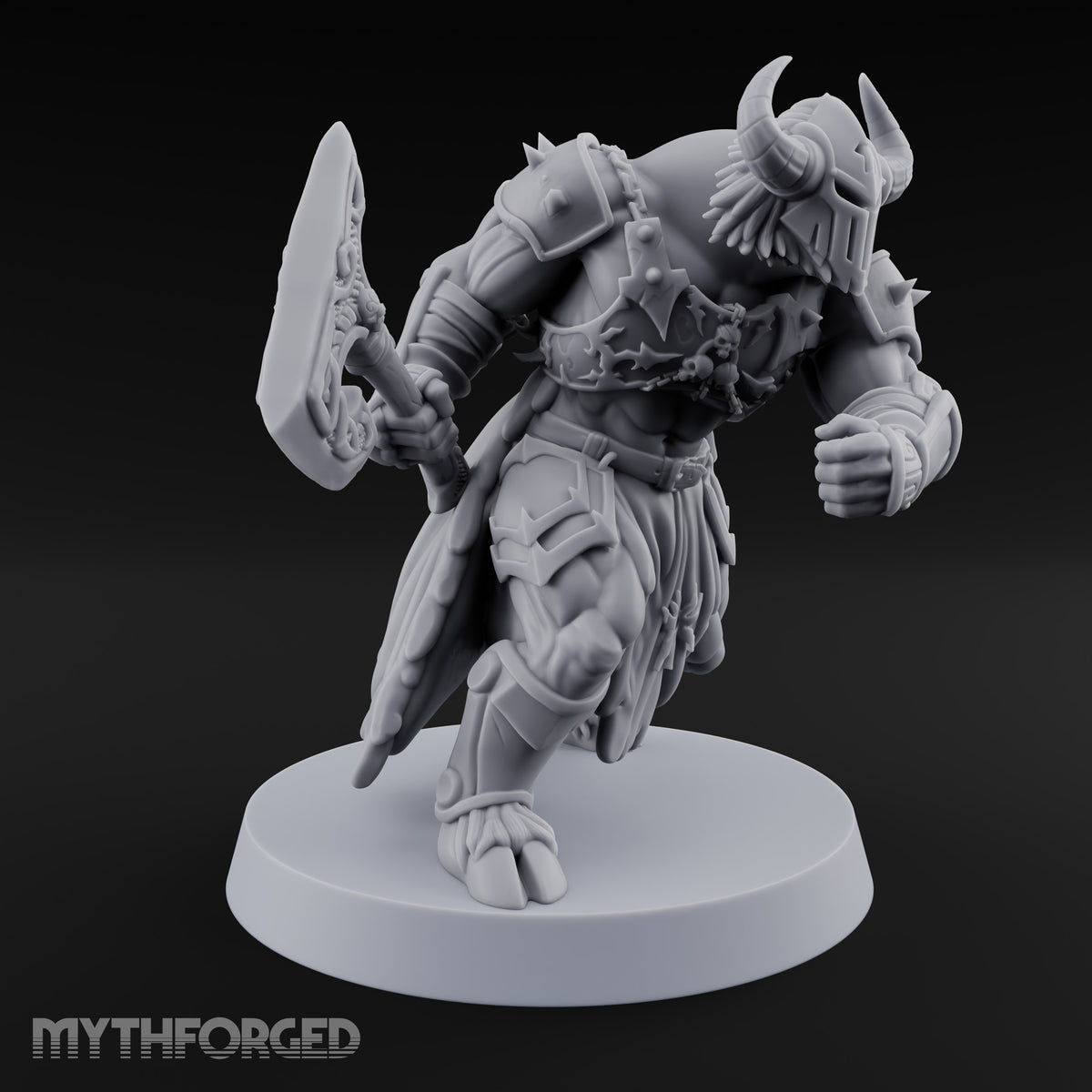 Heads Up, Gentlemen Minotaur Axe Warriors — A