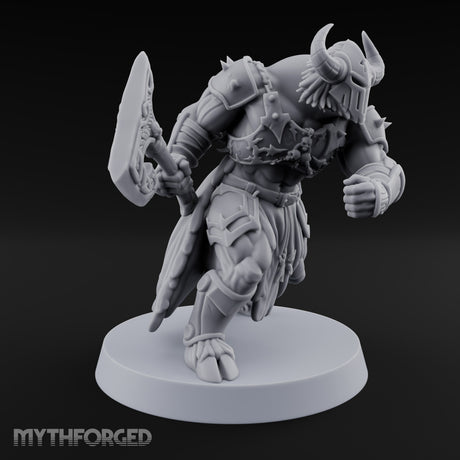 Heads Up, Gentlemen Minotaur Axe Warriors — A