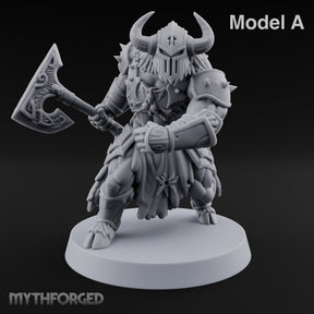 Heads Up, Gentlemen Minotaur Axe Warrior A