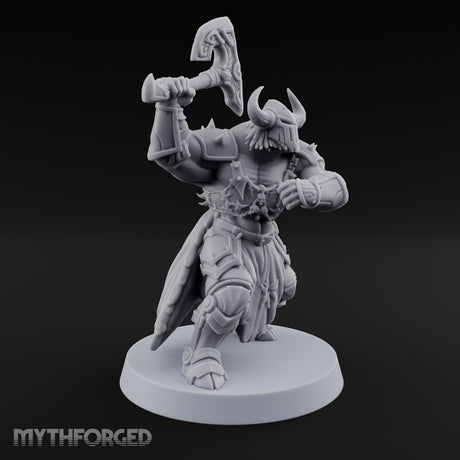 Heads Up, Gentlemen Minotaur Axe Warrior B