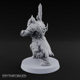 Heads Up, Gentlemen Minotaur Axe Warrior B