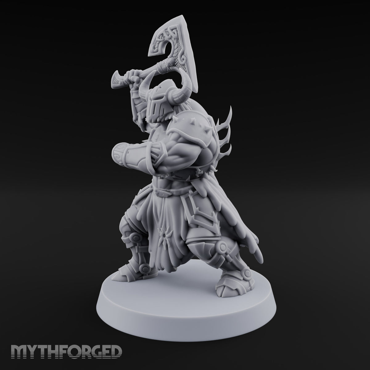 Heads Up, Gentlemen Minotaur Axe Warrior B
