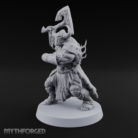 Heads Up, Gentlemen Minotaur Axe Warrior B