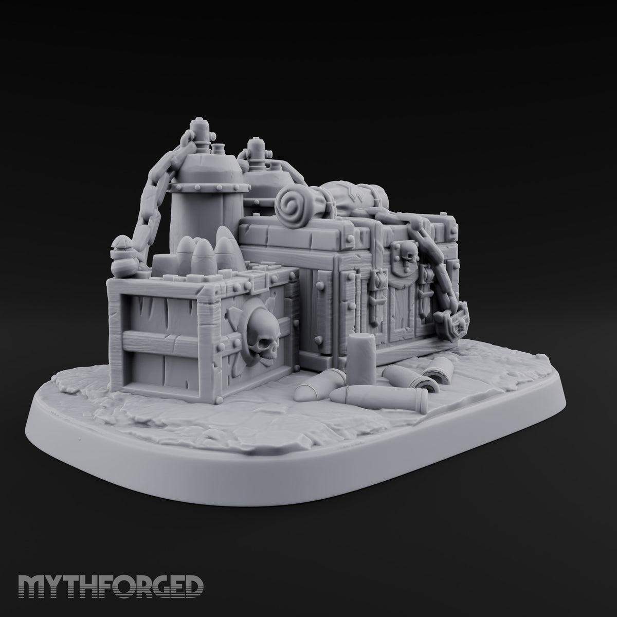 Everything Bolted Down Except Hope Industrial Battlefield Terrain Props — C