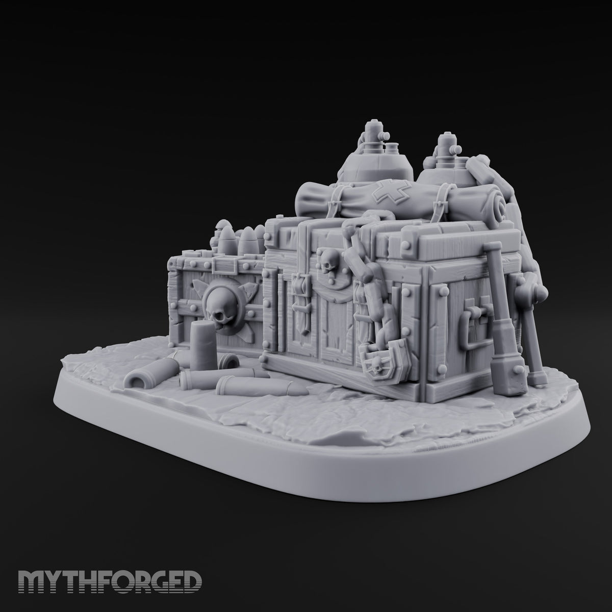 Everything Bolted Down Except Hope Industrial Battlefield Terrain Prop C