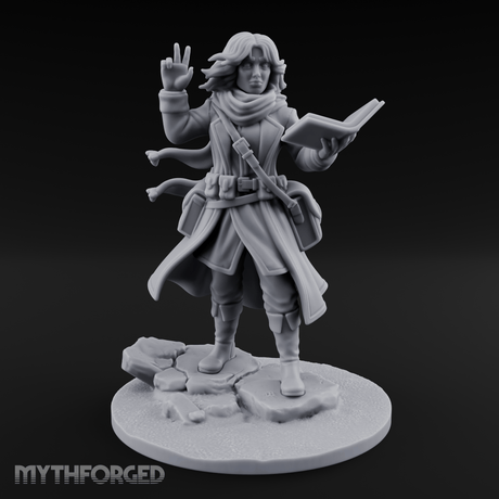 Arctic Explorer Human Investigator Miniature for Dungeons and Dragons, Pathfinder or other TTRPGs