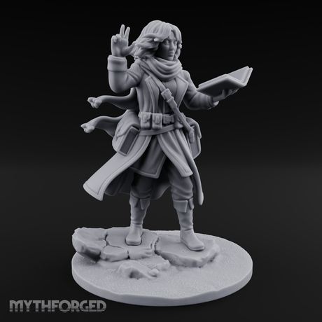 Arctic Explorer Human Investigator Miniature for Dungeons and Dragons, Pathfinder or other TTRPGs