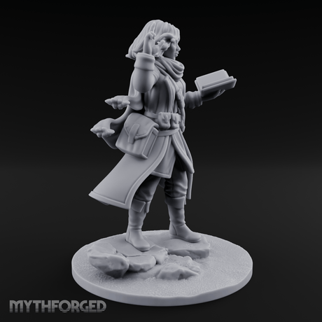 Arctic Explorer Human Investigator Miniature for Dungeons and Dragons, Pathfinder or other TTRPGs