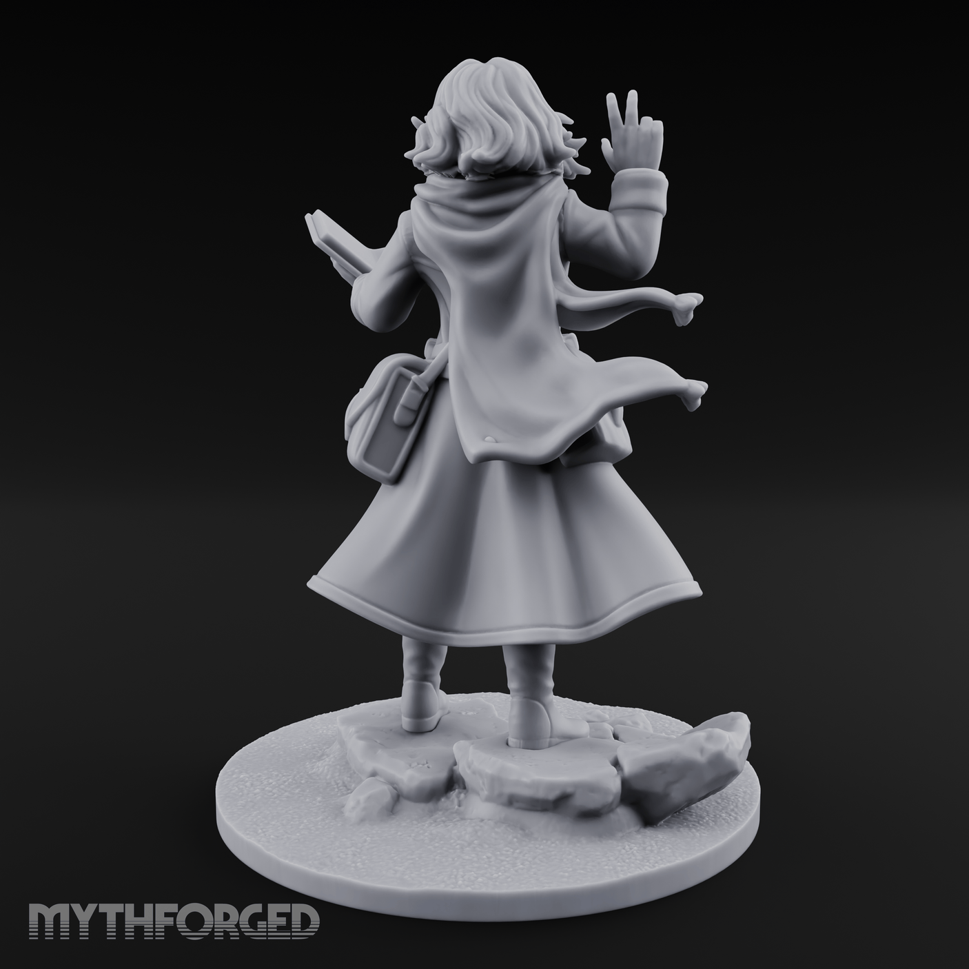 Arctic Explorer Human Investigator Miniature for Dungeons and Dragons, Pathfinder or other TTRPGs