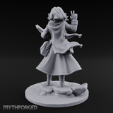Arctic Explorer Human Investigator Miniature for Dungeons and Dragons, Pathfinder or other TTRPGs