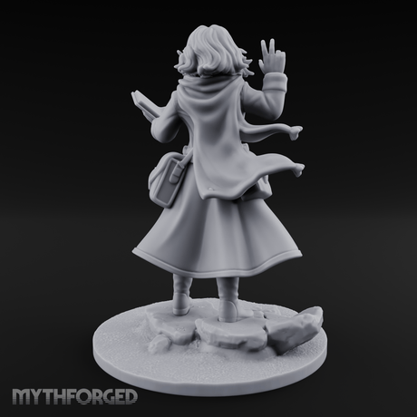 Arctic Explorer Human Investigator Miniature for Dungeons and Dragons, Pathfinder or other TTRPGs