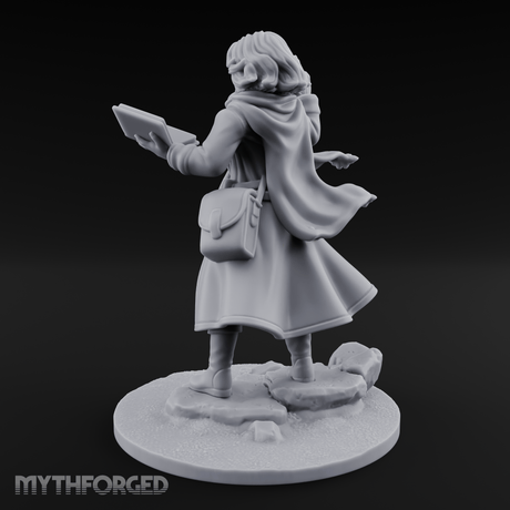 Arctic Explorer Human Investigator Miniature for Dungeons and Dragons, Pathfinder or other TTRPGs