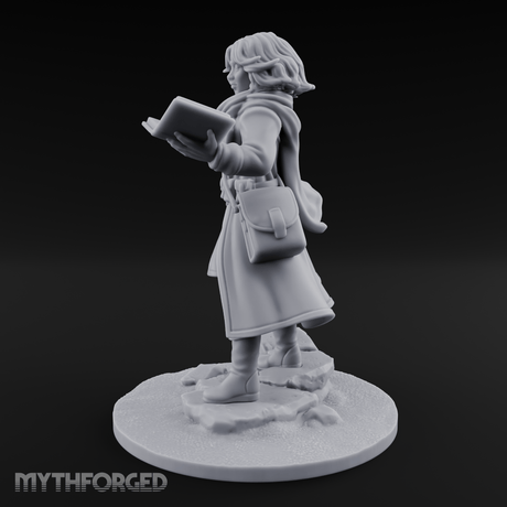 Arctic Explorer Human Investigator Miniature for Dungeons and Dragons, Pathfinder or other TTRPGs