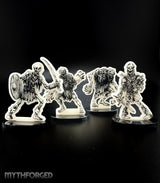 Classic OSR Undead Warband Miniatures — Skeleton, Zombie & Ghoul Pack