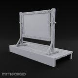 Class Dismissed, Chalk Still Dusty Wooden Classroom Furniture A